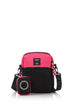 SQUID GAME CROSSBODY BAG (BLACK/MEXICAN PINK)