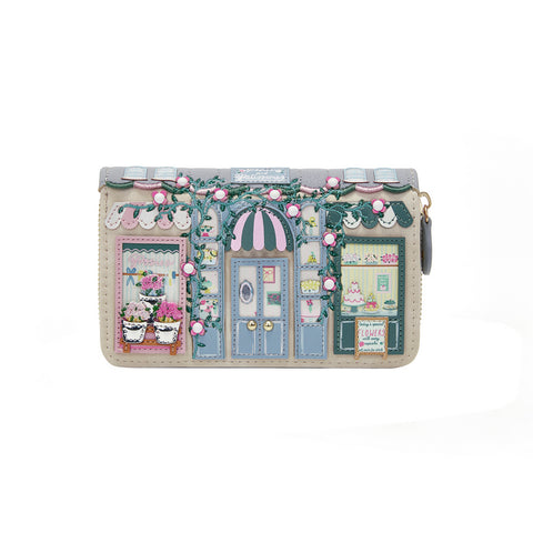 Vendula London Posies and Patisseries — Medium Ziparound Wallet