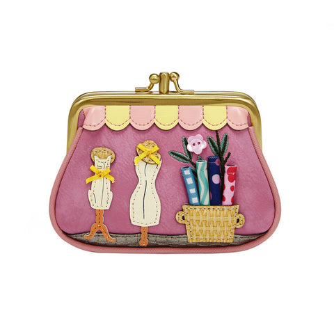 Vendula Sewing Shop (Rasberry Edition) — Clipper Coin Purse