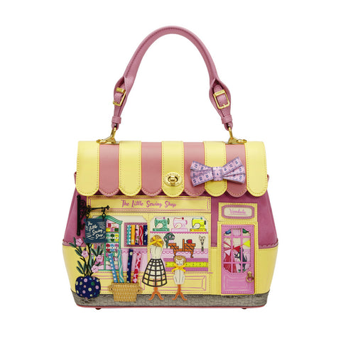 Vendula London Vendula Sewing Shop (Rasberry Edition)— Grace Bag