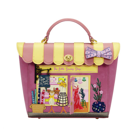 Vendula London Vendula Sewing Shop (Rasberry Edition)— Classic Backpack
