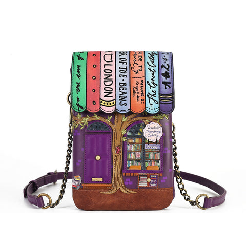 Vendula London The Vendula Travelling Library Bookshop - Phone Pouch