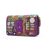 Vendula London The Vendula Travelling Library Bookshop - Medium Ziparound Wallet