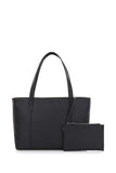 CLASSIC LEATHER CITY TOTE (Black)