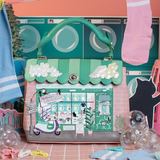 Bubble Cats Laundromat Grace Bag