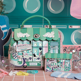 Bubble Cats Laundromat Mini Grace Bag