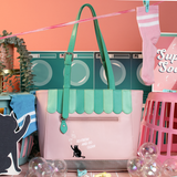 Bubble Cats Laundromat Shopper Bag