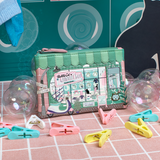 Bubble Cats Laundromat Zipper Coin Purse