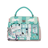 Bubble Cats Laundromat Mini Grace Bag