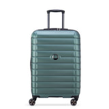 SHADOW 5.0 66 CM 4 DOUBLE WHEELS EXPANDABLE TROLLEY CASE  (GREEN)